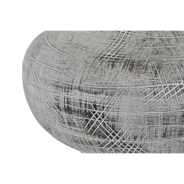 Bordlampe DKD Home Decor 40W Grå Hvit 230 V 40 W (2 enheter) (22 x 22 x 31 cm)