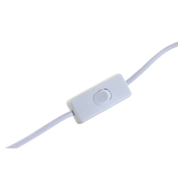 Bordslampa Home ESPRIT Vit Beige Keramik Glas 220 V 20 x 11 x 31 cm (2 antal)