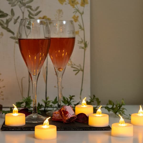 Set med Värmeljus med LED Romandle InnovaGoods 12 antal