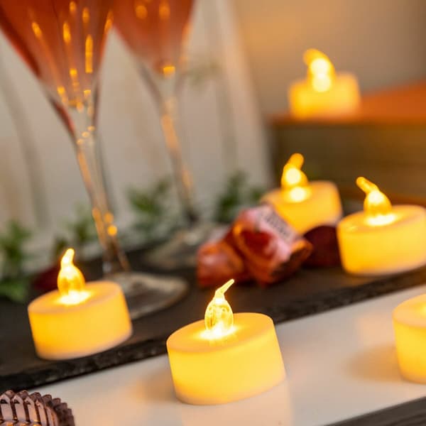 Set med Värmeljus med LED Romandle InnovaGoods 12 antal