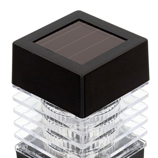 Uppsättning med solcellsstav Aktive 4 Delar Plast 6 x 39,5 x 6 cm (4 antal)