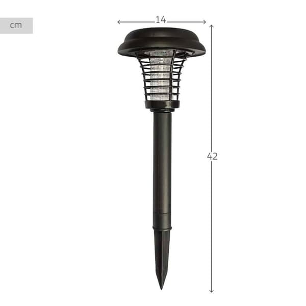 Solcellsdriven trädgårdspinne Aktive polypropen 14 x 42 x 14 cm (4 antal)