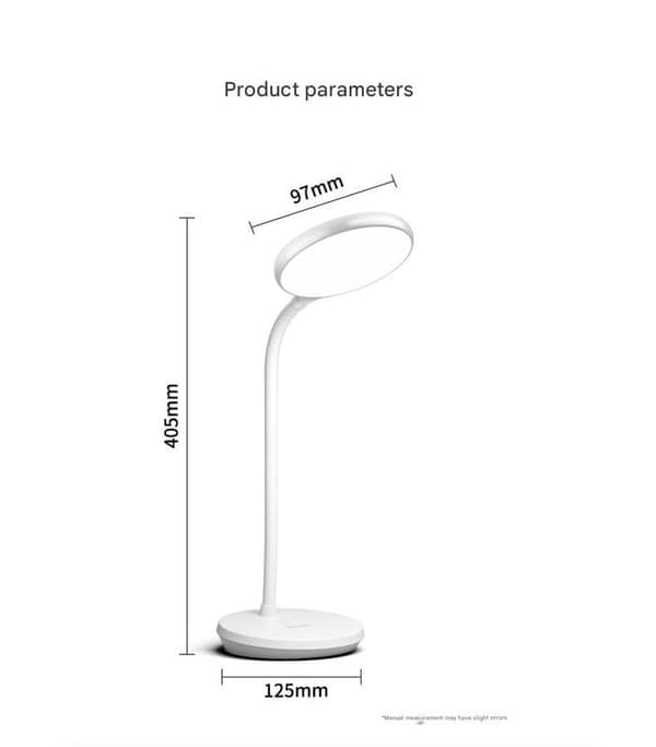 Philips P3 ögonskyddande studielampa skrivbord sänglampa sovsal student laddningsbar liten bordslampa ny