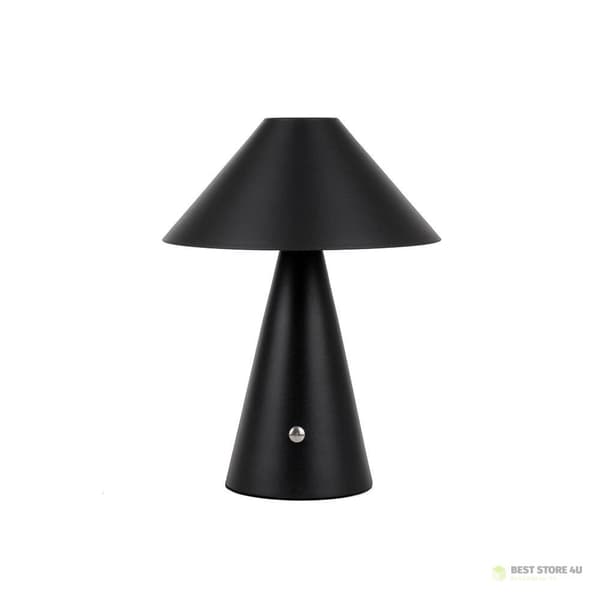 V-TAC 3W LED Natlampe Skrivebordslampe 24cm USB Opladning Dæmpbar Sort VT-1051 3000K-6000K 200lm