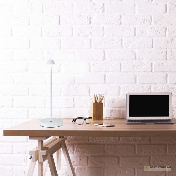 V-TAC 3W LED Nattlampa Skrivbordslampa 29cm USB Laddning Dimbar Vit VT-1073 3000K-6000K 130lm