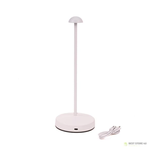 V-TAC 3W LED Nattlampa Skrivbordslampa 29cm USB Laddning Dimbar Vit VT-1073 3000K-6000K 130lm