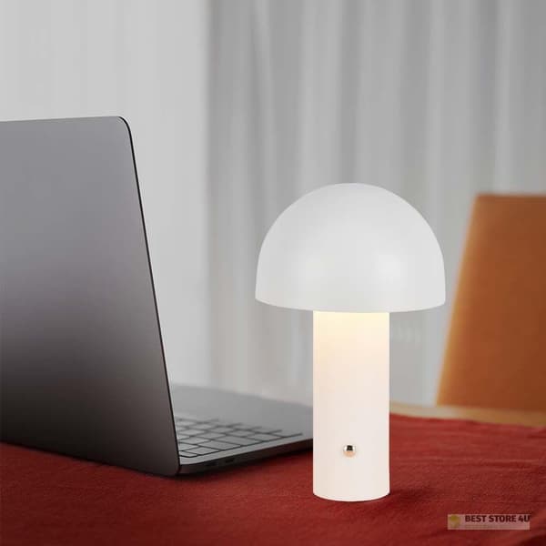V-TAC 1W LED Natlampe Skrivebordslampe 25cm USB Opladning Dæmpbar Hvid VT-1047 3000K-6000K 200lm