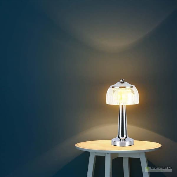 V-TAC Nattlampa 1W LED 26cm USB-laddning Dimbar Krom VT-1048 3000K-6000K 55lm