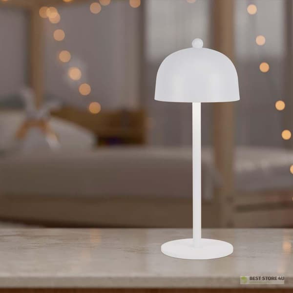 V-TAC 3W LED-yövalo pöytävalaisin 30cm USB-lataus himmennettävä valkoinen VT-1052 3000K-6000K 200lm