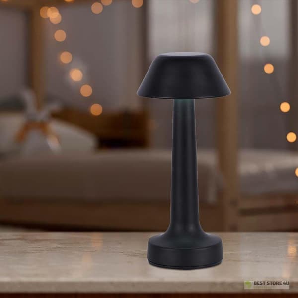 V-TAC 2W LED Nattlampa Skrivbordslampa 23cm USB Laddning CCT Dimning Svart VT-7566 3000K-6000K 40lm