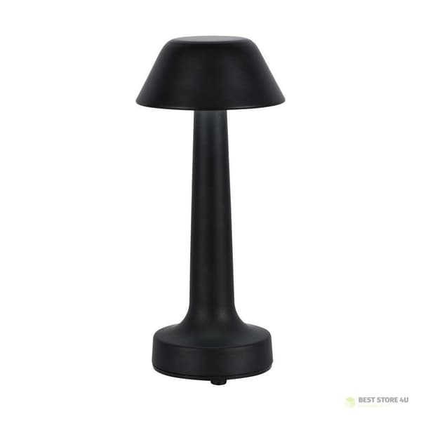 V-TAC 2W LED Nattlampa Skrivbordslampa 23cm USB Laddning CCT Dimning Svart VT-7566 3000K-6000K 40lm
