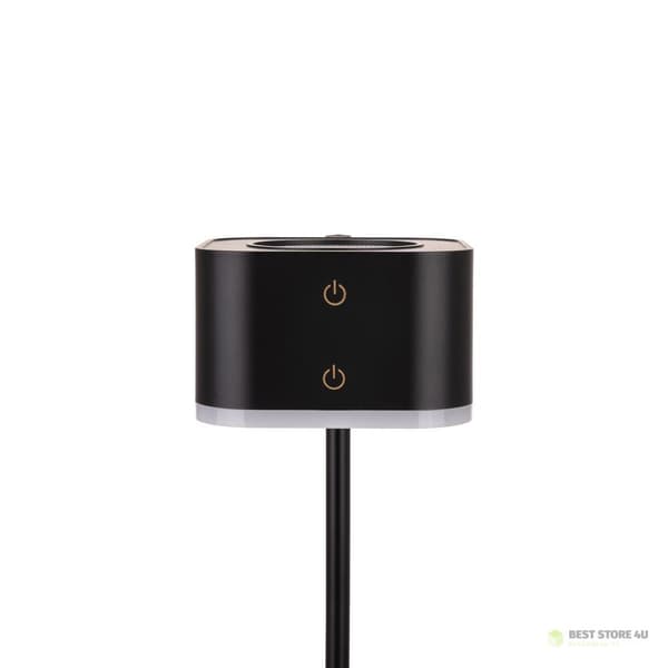 V-TAC Skrivbordslampa 4in1 35cm Vägglampa Klämma Ficklampa 3W LED CCT Svart VT-10115 3000K-6000K 300lm
