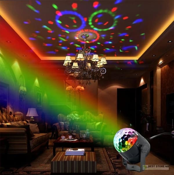 ZS48 LED RGB diskokugleprojektor