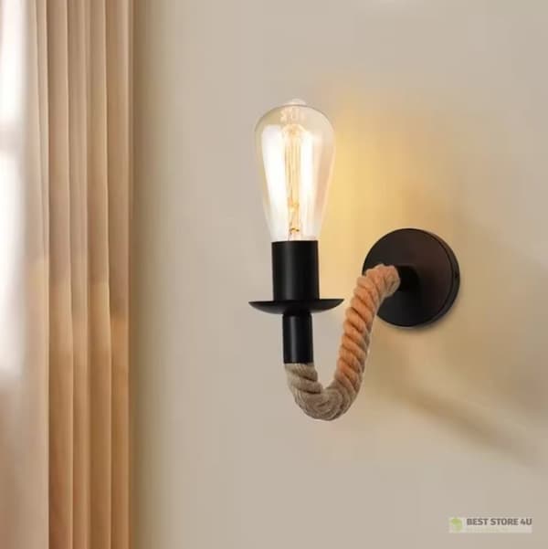ZD151 Loft vägglampa i rep