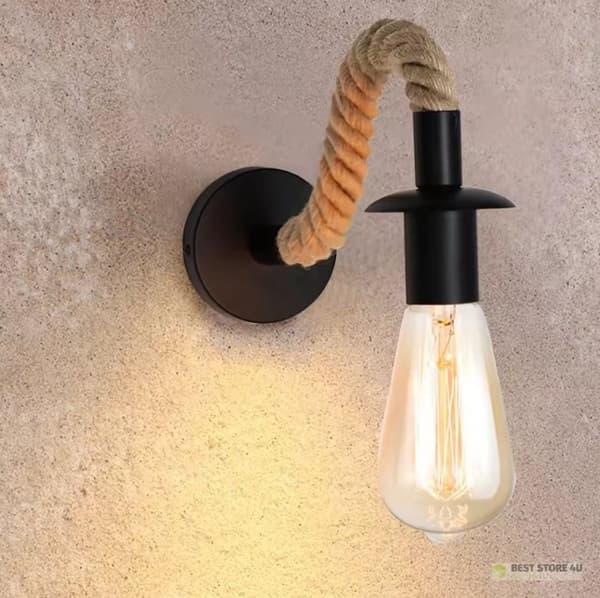 ZD151 Loft vägglampa i rep