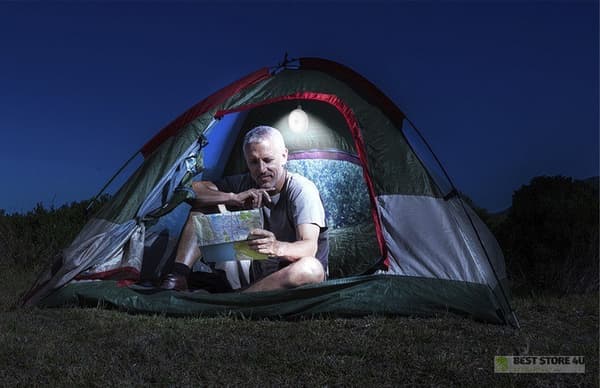 LED-natlampe med bevægelsessensor