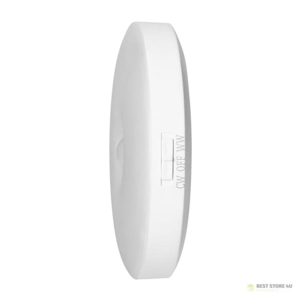 LED-natlampe med bevægelsessensor, genopladelig, selvklæbende, 3000/6000K