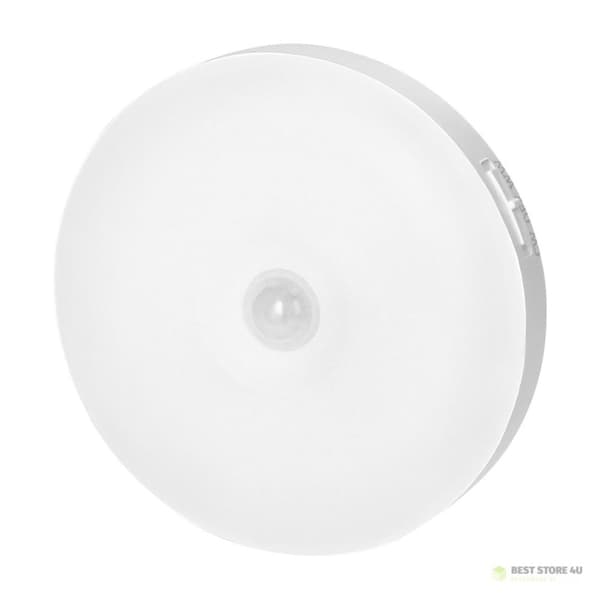 LED-natlampe med bevægelsessensor, genopladelig, selvklæbende, 3000/6000K
