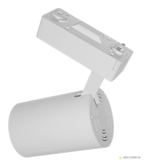 LED-myymälävalaisin yksivaiheinen kiskovalaisin valkoinen 30 W 2250 lm neutraali valo 4000 K