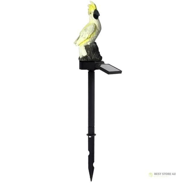 ZD50S Solcellsdriven LED-lampa papegoja vit