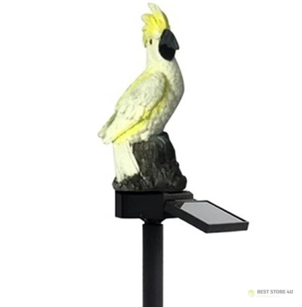 ZD50S Solcellsdriven LED-lampa papegoja vit
