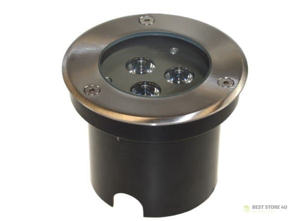 Sibar 3*1W 4000K LED jordlampe