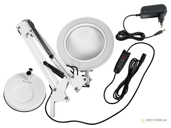44-168# LED-skrivbordslampa lb-23 vit