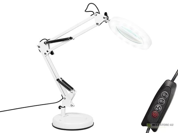 44-168# LED-skrivbordslampa lb-23 vit