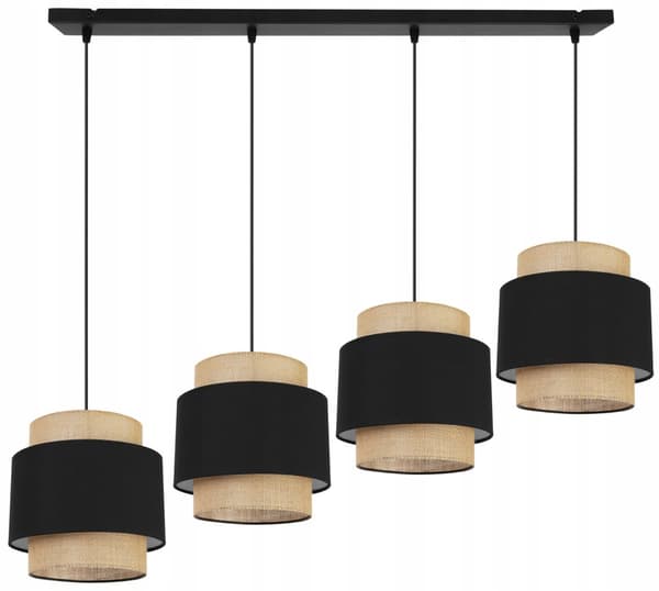 HÄNGLAMPA TAK LJUSKANT LAMPSKÄRM BOHO JUTA
