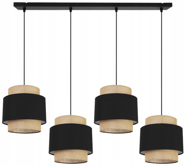 HÄNGLAMPA TAK LJUSKANT LAMPSKÄRM BOHO JUTA