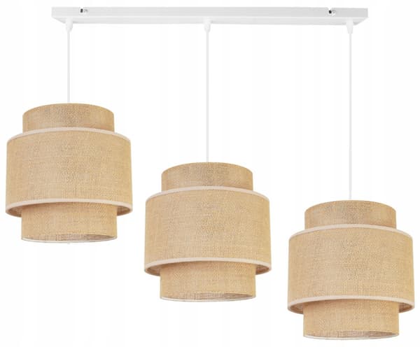 HÄNGLAMPA TAK LJUSKANT LAMPSKÄRM BOHO JUTA