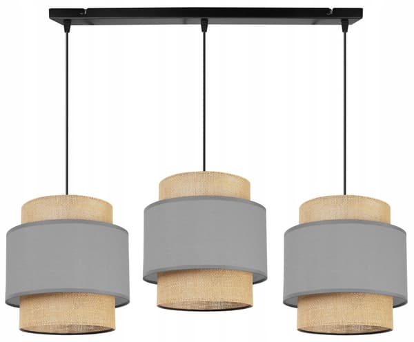 HÆNGELAMPE LOFT LYSKELYSE LAMPESKÆRM BOHO JUTA