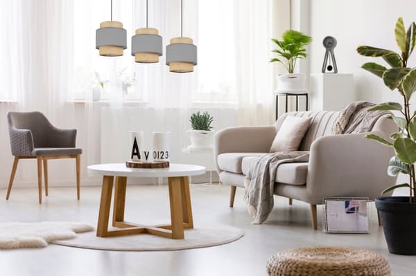 HÆNGELAMPE LOFT LYSKELYSE LAMPESKÆRM BOHO JUTA