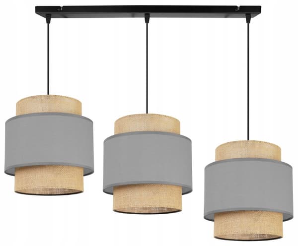 HÆNGELAMPE LOFT LYSKELYSE LAMPESKÆRM BOHO JUTA