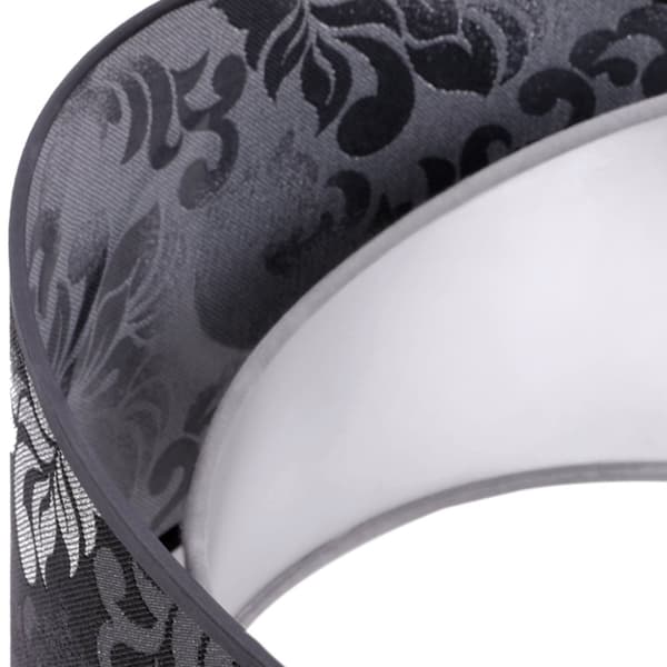 TAKLAMPA HÄNG LJUSKRAKA GLAMOUR SVART