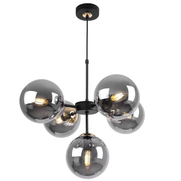 HÆNGENDE LOFTSLAMPE LYSKELYSE LOFT GLAMOUR SORT