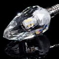 Miniatyrbillede 3 af 4: DEKORATIV LED Pære E14 4W C37 NEUTRAL KRYSTAL