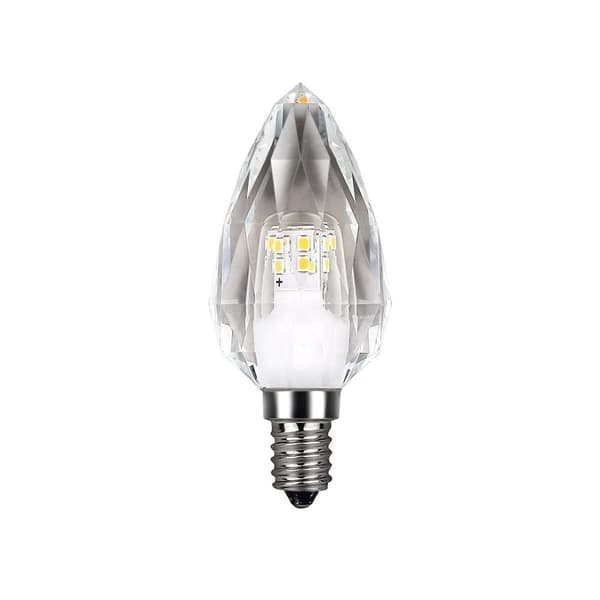 DEKORATIV LED Pære E14 4W C37 NEUTRAL KRYSTAL