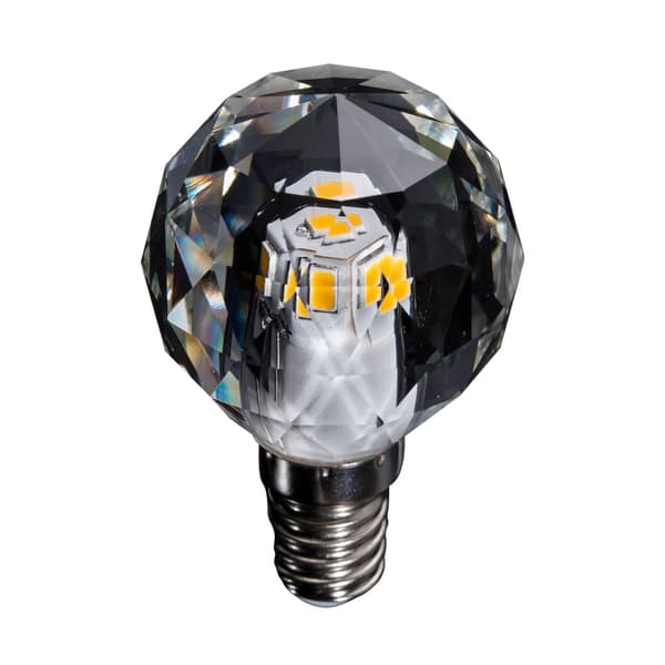 DEKORATIV LED Pære E14 3W G40 NEUTRAL KRYSTAL
