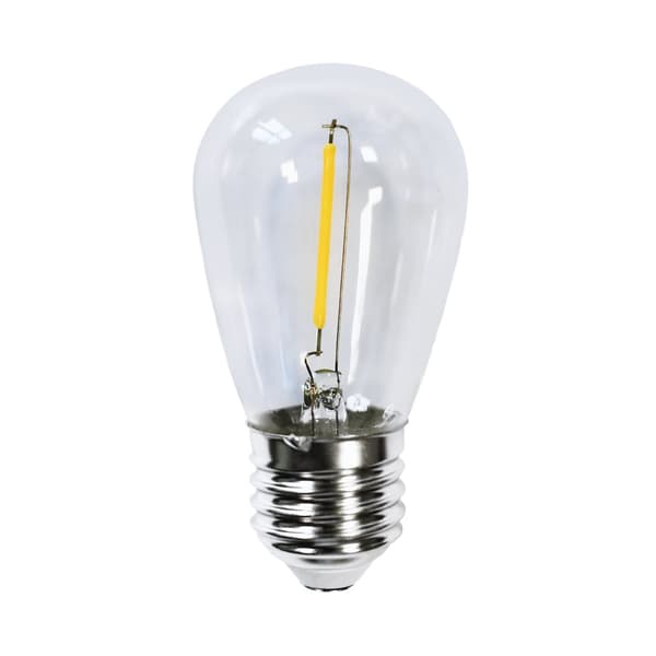 LED FILAMENT Pære E27 0,5W ST45 VARM