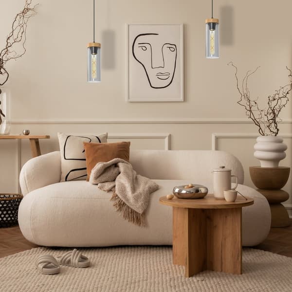 LED FILAMENT Pære E27 4W T30 VARM RAV