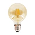 Miniatyrbillede 3 af 3: LED FILAMENT Pære E27 6W G80 VARM RAV