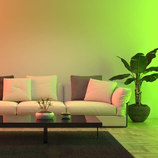 RGB LED Pære E27 10W A60 MED FJERNBETJENING FARVE VARIABEL