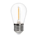 Miniatyrbillede 1 af 3: LED FILAMENT Pære E27 1W ST45 VARM PLAST