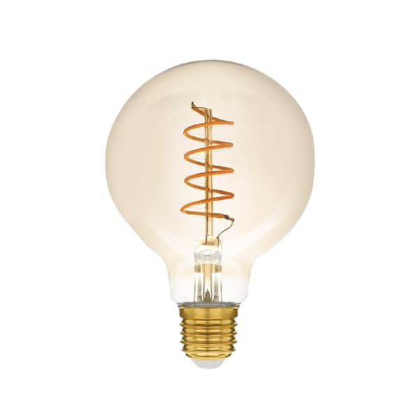 DEKORATIV LED Pære E27 4W G125 VARM