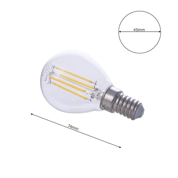 LED FILAMENT GLÖDA E14 4W G45 NEUTRAL