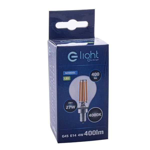 LED FILAMENT GLÖDA E14 4W G45 NEUTRAL
