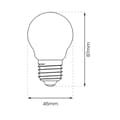 Miniatyrbillede 3 af 4: LED FILAMENT Pære E27 1,5W ST45 VARM