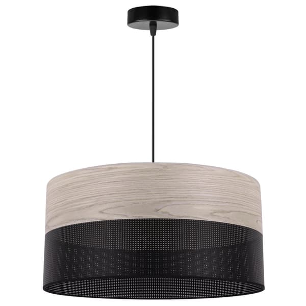 ENKEL HÆNGELAMPE LAMPESKÆRM FINER BLAGET EG 44CM