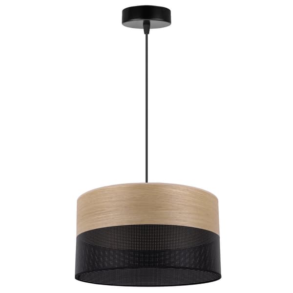ENKEL HÄNGLAMPA LAMPSKÄRM GULDEN EKFANER 30CM